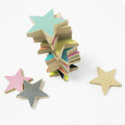 Colourful  Wooden Cookie Stars Toy