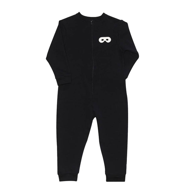 Black Unisex Jumpsuit