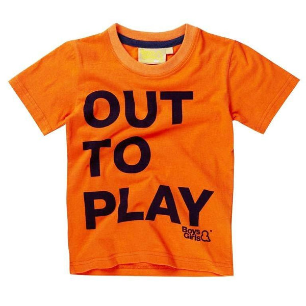 Orange Cotton T-Shirt