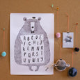 Bear ABC  Print Poster