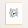 Bear Print Poster